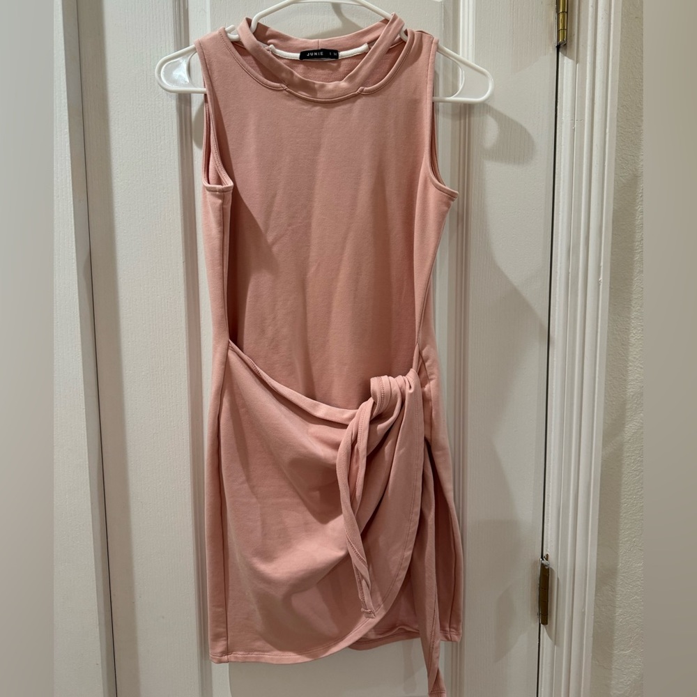 Blush pink cute dress